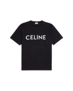 CELINE LOOSE T-SHIRT IN COTTON JERSEY