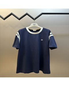 Celine triomphe regular t-shirt in cotton jersey