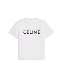 CELINE LOOSE T-SHIRT IN COTTON JERSEY