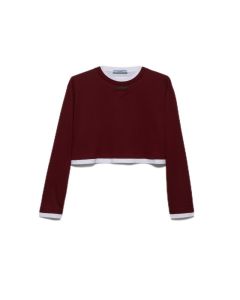 Prada Long-sleeved jersey T-shirt