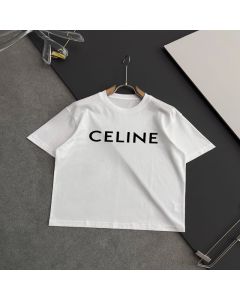 CELINE LOOSE T-SHIRT IN COTTON JERSEY