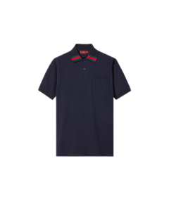 Gucci Cotton polo shirt with Web