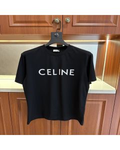 CELINE LOOSE T-SHIRT IN COTTON JERSEY