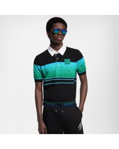 LV Iridescent Jacquard Short-Sleeved Polo
