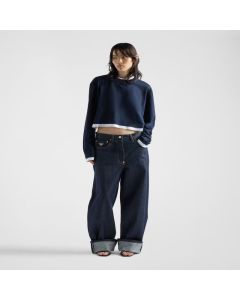 Prada Long-sleeved jersey T-shirt