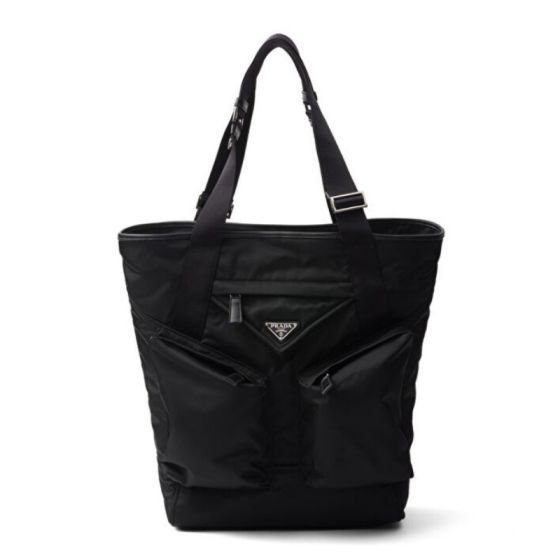 Prada Re-Nylon and leather tote bag