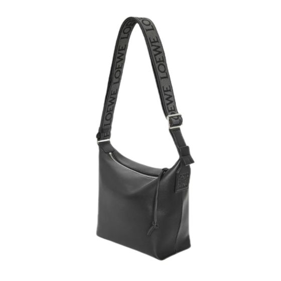 LOEWE Small Cubi crossbody bag in supple smooth calfskin and jacquard