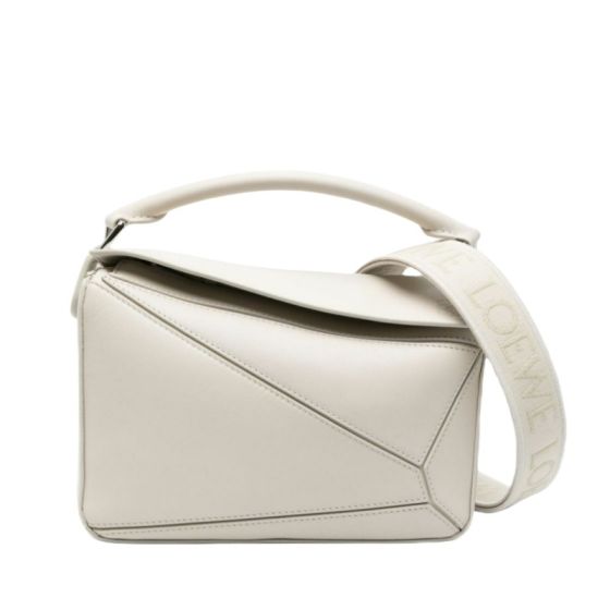 LOEWE Small Puzzle bag in satin calfskin