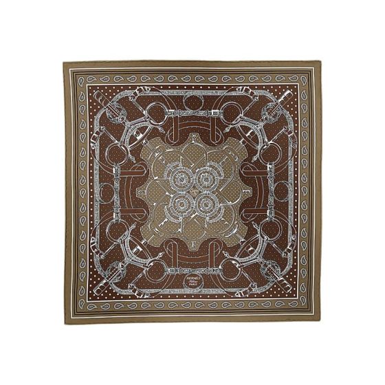 Hermès Eperon d'Or bandana 55
