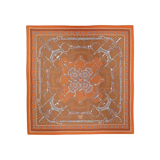Hermès Eperon d'Or bandana 55