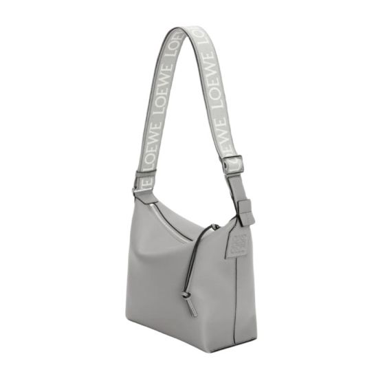LOEWE Small Cubi crossbody bag in supple smooth calfskin and jacquard