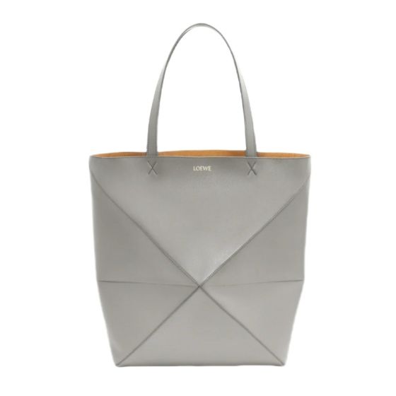 LOEWE Puzzle Fold Tote in shiny calfskin