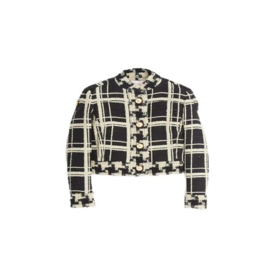 Valentino CABAN IN MACRO CHECK TWEED