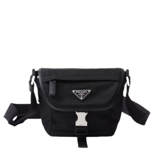 Prada Re-Nylon and Saffiano leather shoulder bag