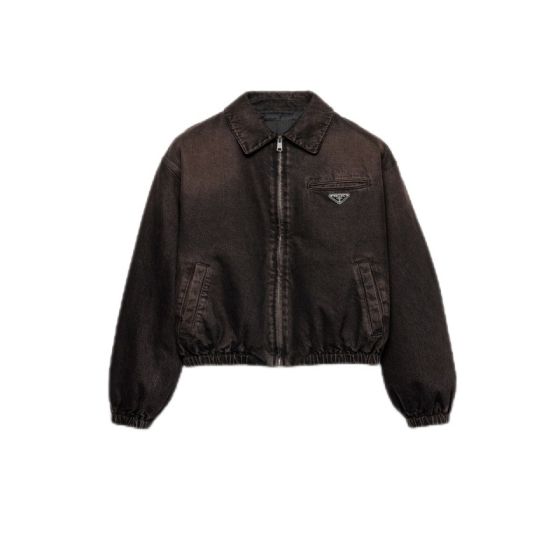 Prada Padded denim blouson jacket