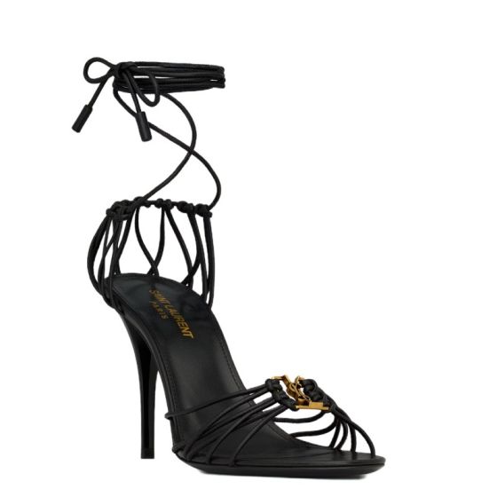 YSL BABYLONE sandals in smooth leather