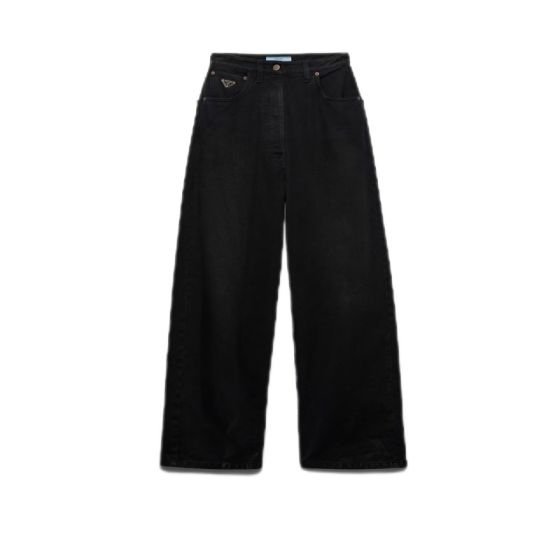 Prada Wide-leg denim jeans