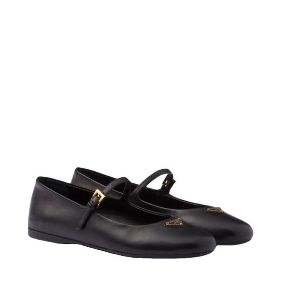 Prada Nappa leather ballerinas