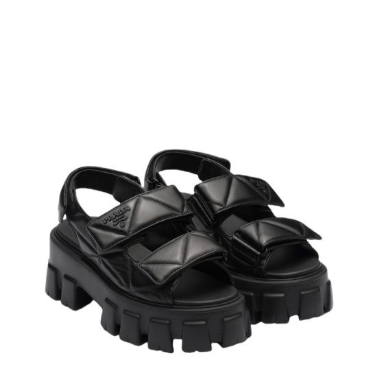 Prada Monolith nappa leather sandals