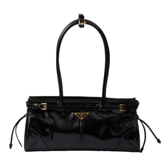 Prada Medium naplak patent leather handbag