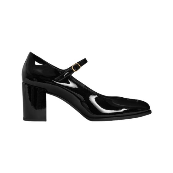 CELINE LILY PERFORATED TRIOMPHE BABIES in PATENT CALFSKIN