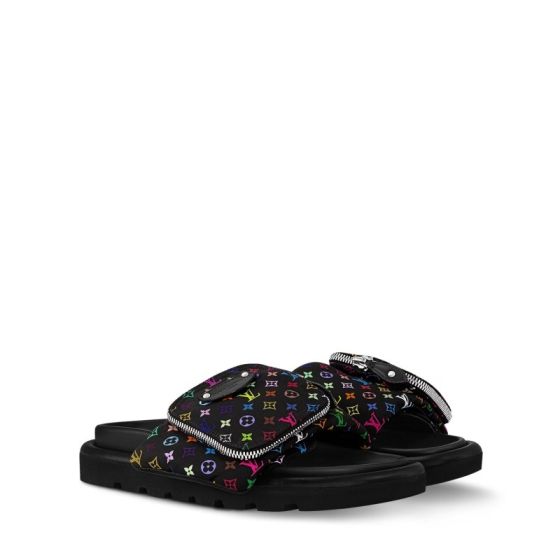 LV x TM Pool Pillow Flat Comfort Mule