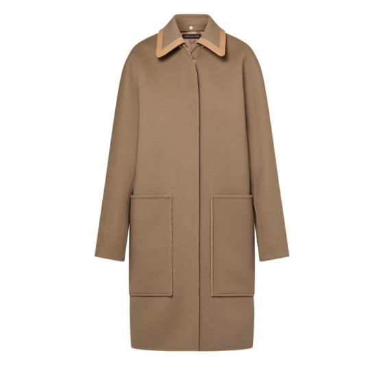 LV Removable Collar Double Face Coat