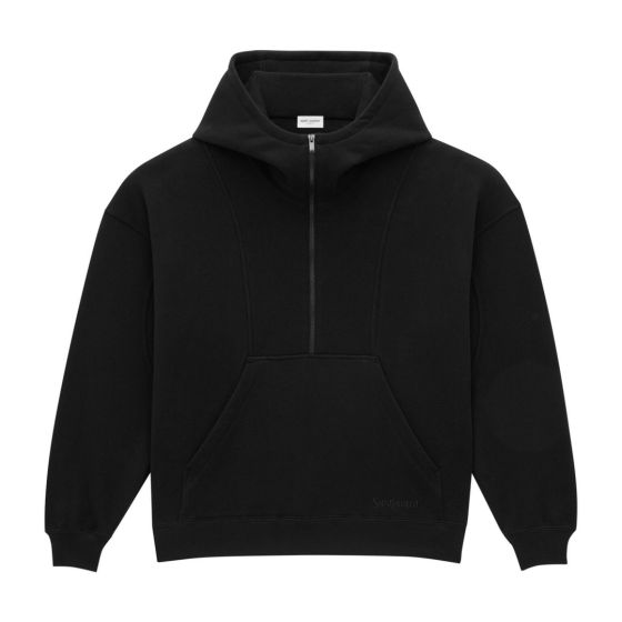 YSL Saint Laurent Half-Zip Hoodie