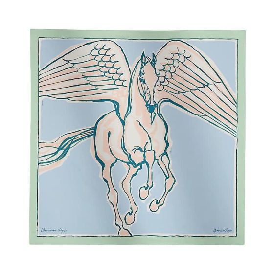 Hermès Libre Comme Pegase scarf 90