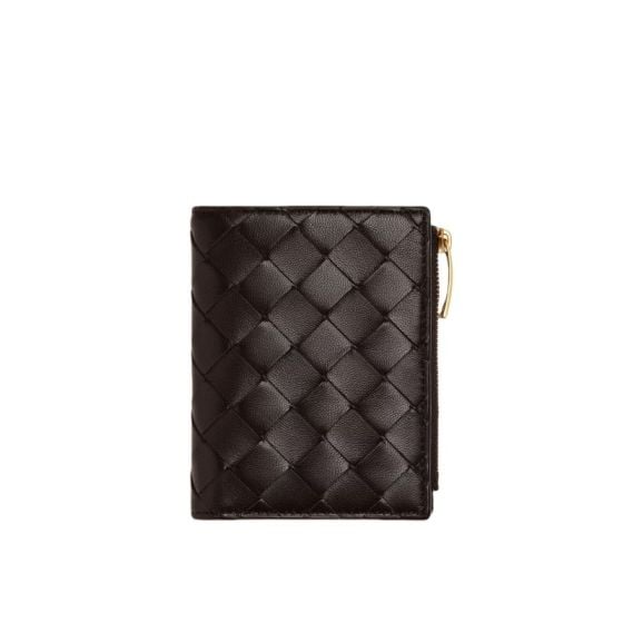 Bottega Veneta Intrecciato Small Bi-Fold Wallet