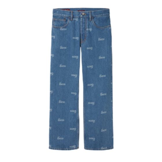 Gucci Low waist cropped denim pant