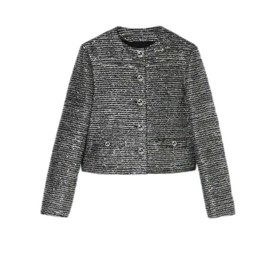 Gucci Striped tweed lamé jacket