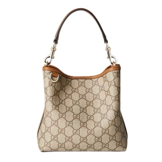 Gucci GG Emblem mini bucket bag