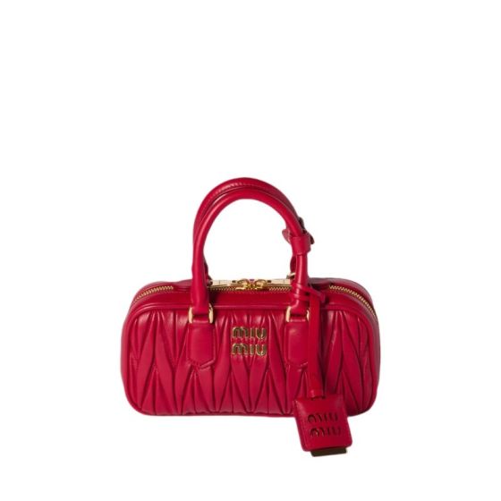 MIU MIU Arcadie matelassé nappa leather mini-bag