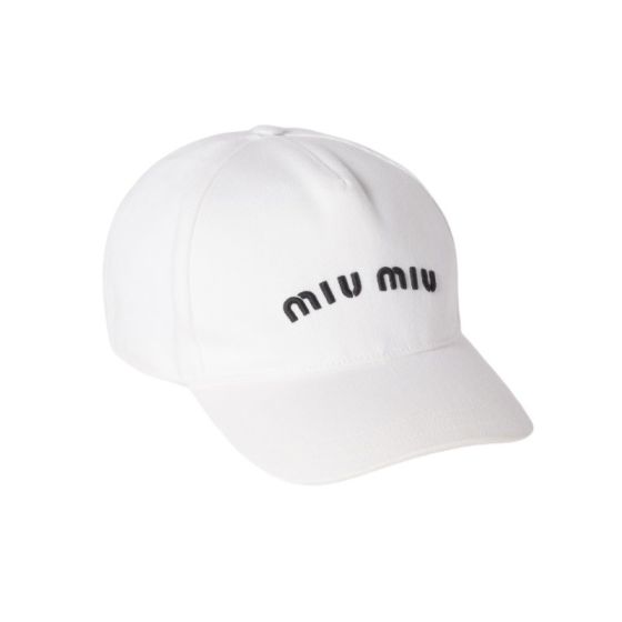 Miu Miu Drill baseball cap