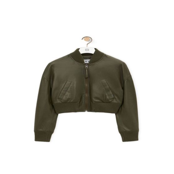 LOEWE Bomber jacket in nappa lambskin