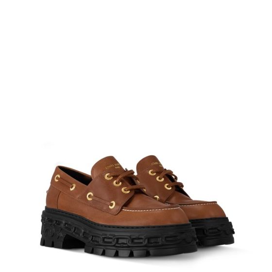 LV Record Boat Shoe