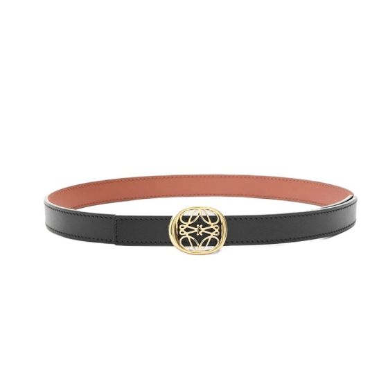 LOEWE Reversible Anagram Ellipse belt in smooth calfskin
