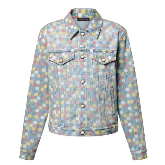 LV Damier Denim Trucker Jacket