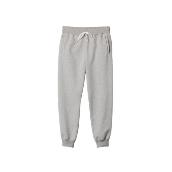 MIU MIU Cotton fleece pants with leather trim