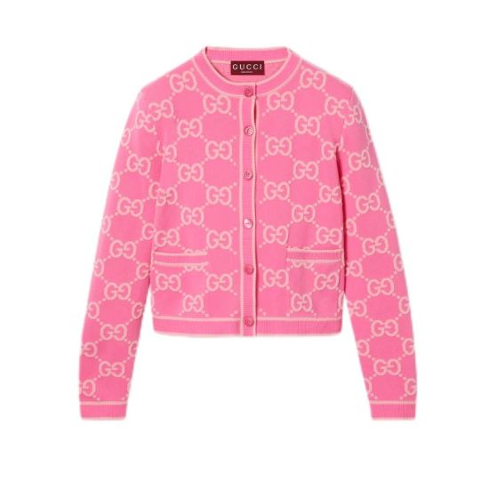 Gucci GG cotton jacquard cardigan