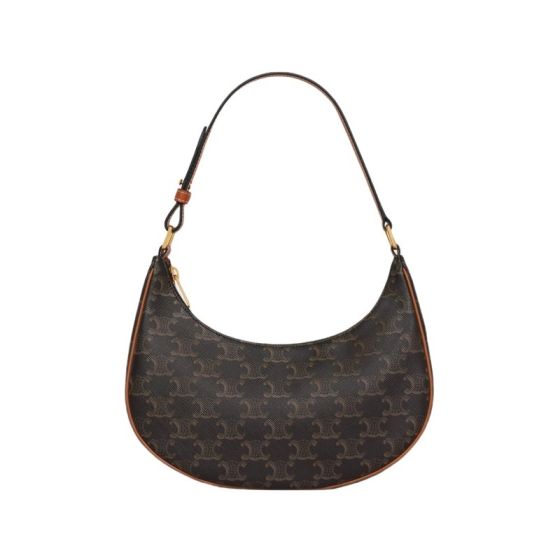 Celine AVA BAG IN TRIOMPHE CANVAS AND CALFSKIN