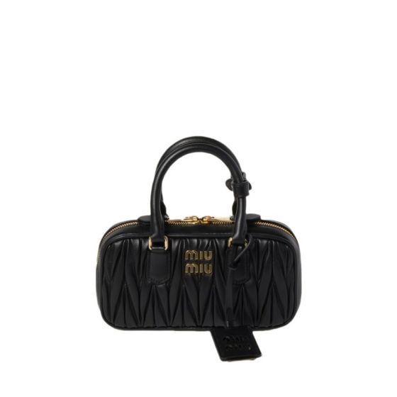 MIU MIU Arcadie matelassé nappa leather mini-bag