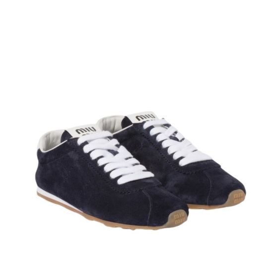 MIU MIU Plume suede sneakers