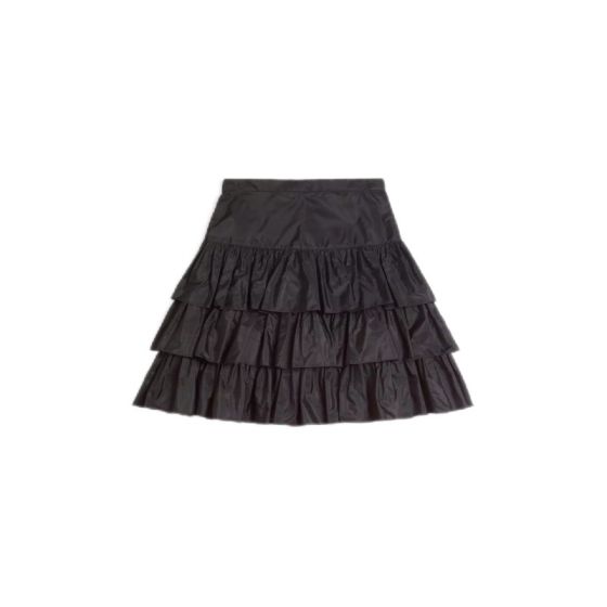 Valentino RUFFLED TAFFETA SKIRT