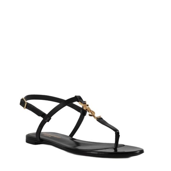 YSL Cassandra sandals in patent leather