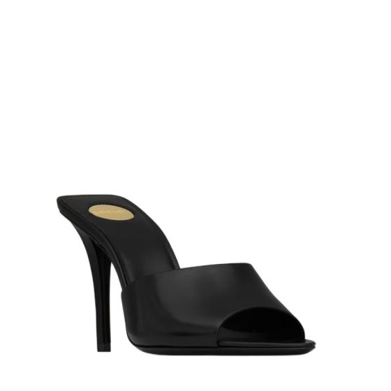 YSL ROMY mules in smooth leather