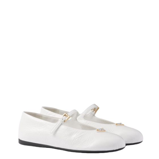 Prada Naplak patent leather ballerinas