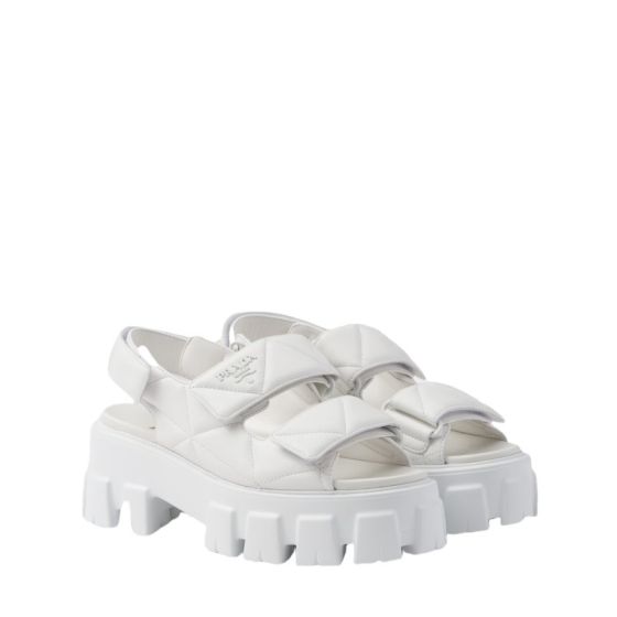 Prada Monolith nappa leather sandals