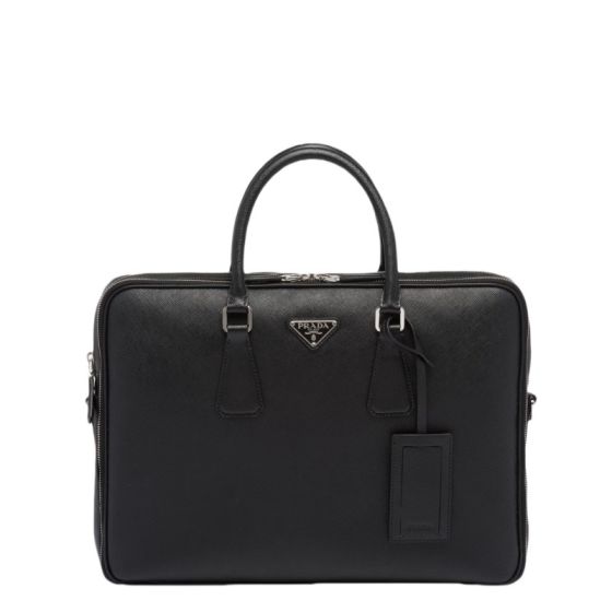 Prada Saffiano leather briefcase